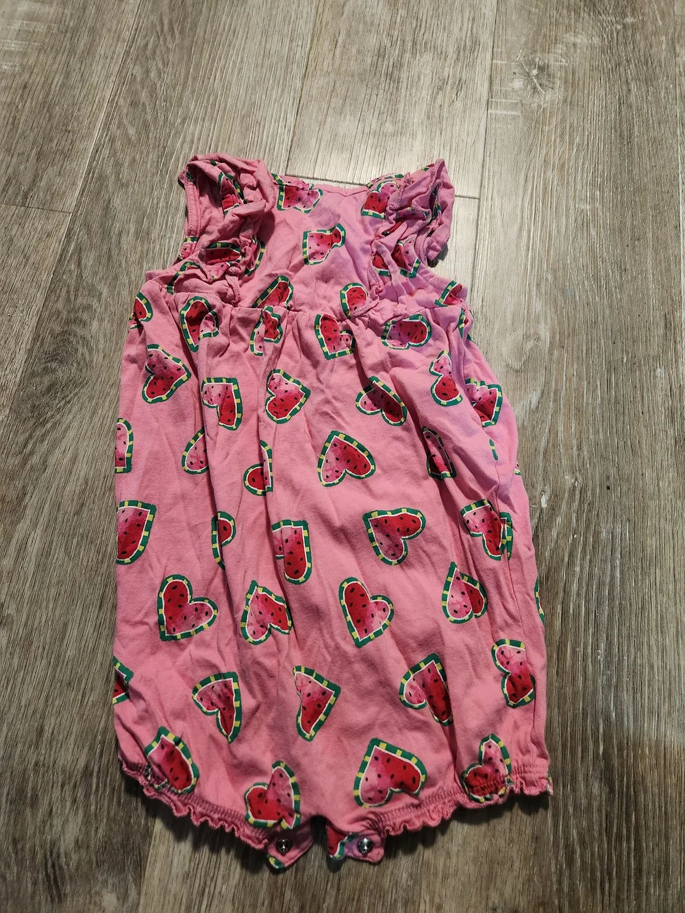 George Pink Watermelon Print Baby Onesie - Picture 6 of 6